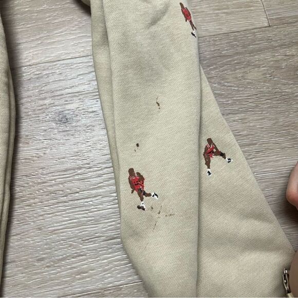 Nike AIR JORDAN Essential Jumpman Hoodie DV9392-206 Rattan Mens Size Med READ - Picture 4 of 8